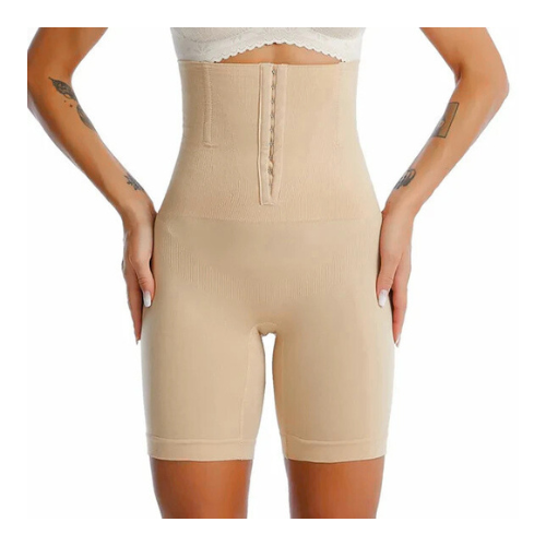 High-Waist Hook Adjustable Shapewear | Tummy Slimming & Butt Lifting for Gym Workouts.